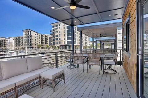 Waterfront terrace