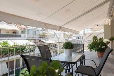 Your own private terrace with open city views, perfect for lazy mornings or sunset drinks.