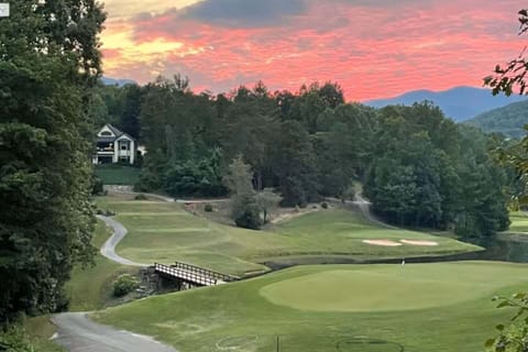 Sunset view from Haus Marion