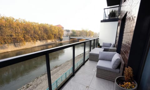 Premium Apartment, Balcony, River View | Land view from property