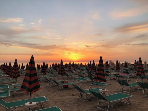 On the beach, white sand, beach bar