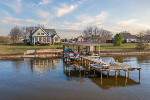 View of home from water