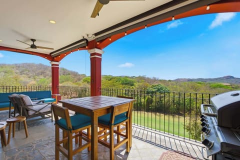 Share meals on the private balcony dining area while enjoying mountain views.