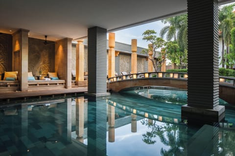 2 outdoor pools, open 6:00 AM to 7:00 PM, pool umbrellas, sun loungers