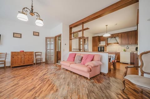 Superior Apartment, Balcony, City View | Living area | Flat-screen TV