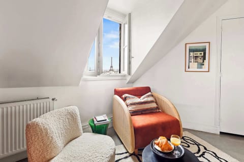 The living area with a view