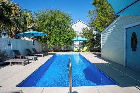 Sparkling private pool