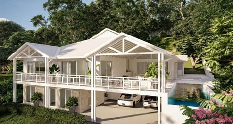 Architect's render front of property 
