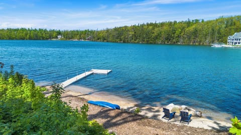 Private beach and dock on crystal-clear Lake 27