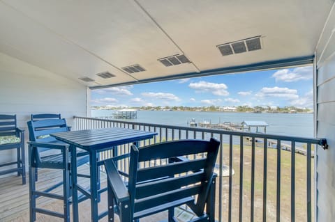 Great place to watch the dolphins play, the fish jump, and the sun set!
