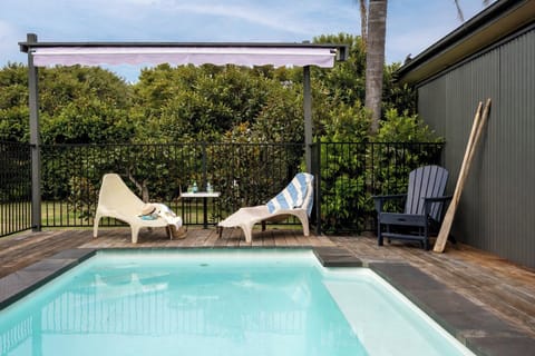 Enjoy the heated pool