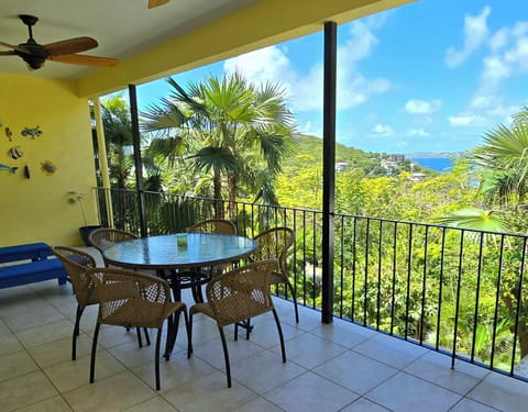 The best views of Cruz Bay from your oversized veranda!
