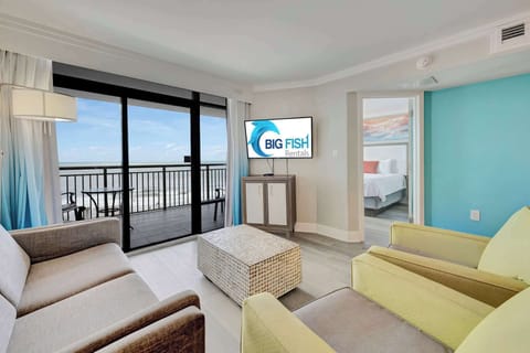 Stylish Living Room with Amazing Views 🌊✨
