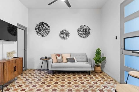 A stylish setting for movie nights, conversations, or planning tomorrow's adventure.