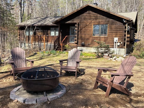 Spacious Log Cabin on Beautiful Private and Peaceful Property