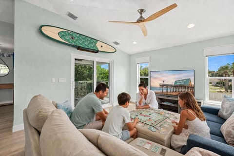 Comfortable living space designed for family time and relaxing together
