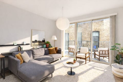 Bright, airy, and inviting. The open-concept layout is perfect for relaxing or catching up on your favorite shows