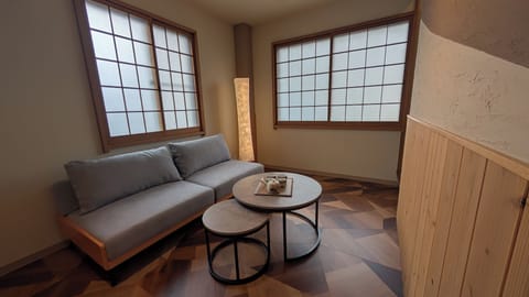 Luxury House, Balcony | Living area | 80-inch TV with digital channels