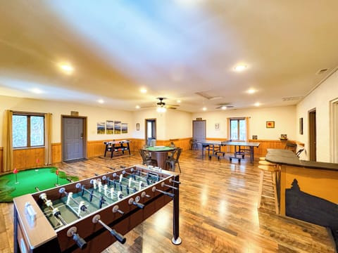 You and your family will love the 900 sq ft game room!