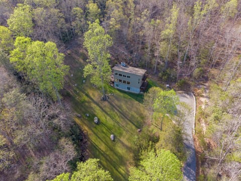 Situated on a large, manicured lot with no immediate neighbors, ensuring a peaceful stay.
