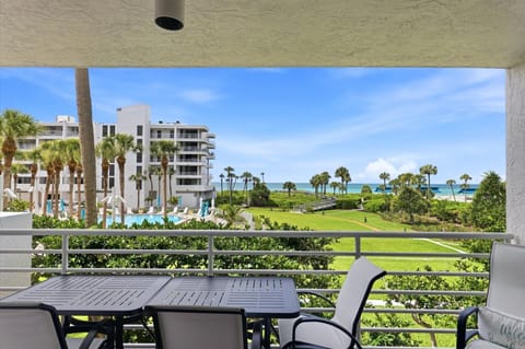 Sunset Beach 1103 by FVC - Pool and Balcony View