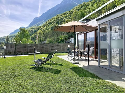 Mountain Range, Hill Station, Alps, Garden, Shade, Outdoor Furniture, Chair, Valley, Landscaping, Yard