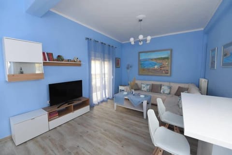 Modern living area with clean design, ideal for unwinding after a day out.