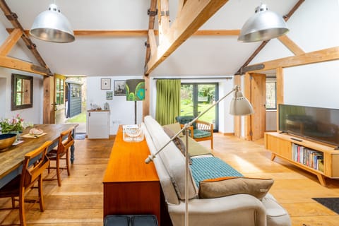 Old Church Hall, Glandford: Offers splendid open-plan accommodation for two.
