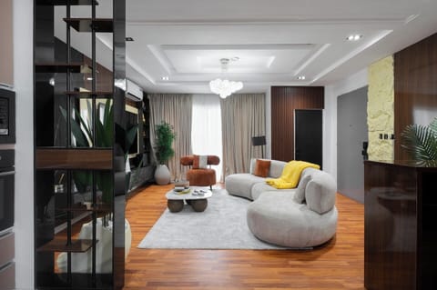 Classic Apartment, Balcony, City View | Living area