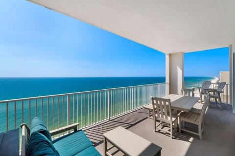 Ocean Front Furnished Balcony with Outdoor Dining Available