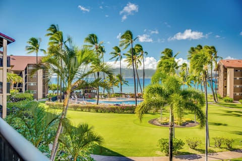 View from your private lanai!  Sunsets, peaceful mornings and relaxation are all yours!