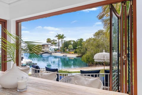 Stunning waterfront home positioned at the end of a peaceful Noosa canal