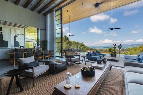 Luxury Villa, 5 Bedrooms, Private Pool, Sea View | View from room