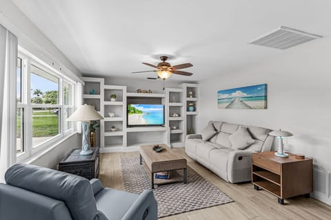Comfortable seating and a warm, welcoming vibe