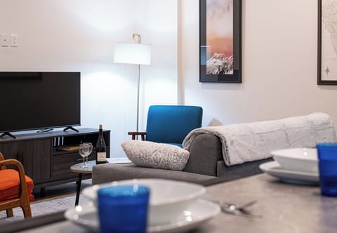 Living Room with Queen Sofa Bed
