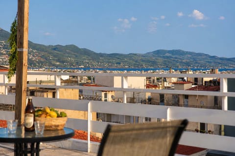 Sunset rooftop with panoramic views
