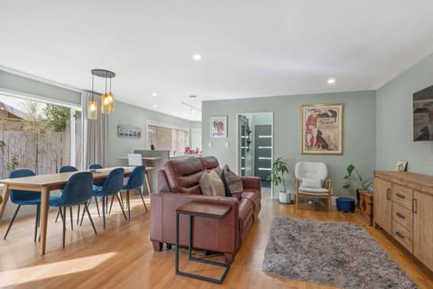 Open plan living and dining