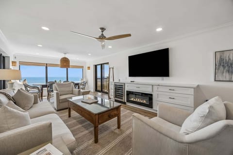Oceanfront living room