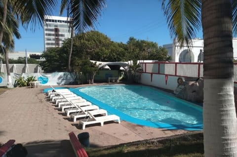 Unwind with a quiet swim and plenty of lounge space.