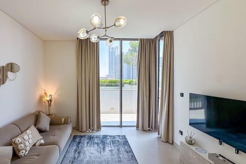 Standard Apartment | Living area | 42-inch Smart TV with satellite channels, Netflix, streaming services