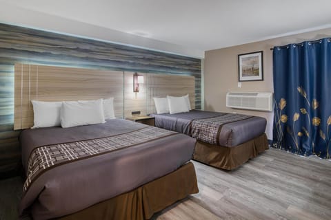 Desk, laptop workspace, free WiFi, bed sheets