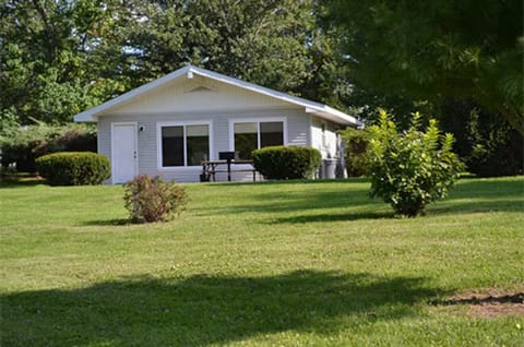 Arrive and relax with open lawn space and quiet privacy.
