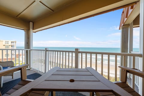 Wake up to uninterrupted ocean views from your private balcony at Skytide
