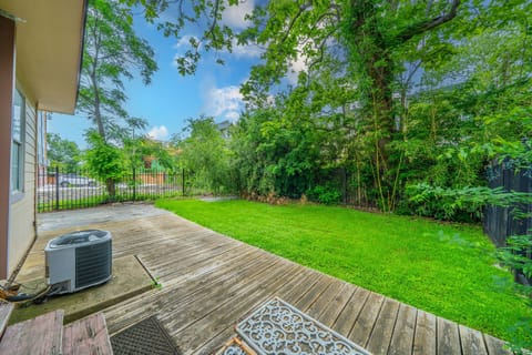 Your own fully fenced private oasis with plenty of room for outdoor play.
