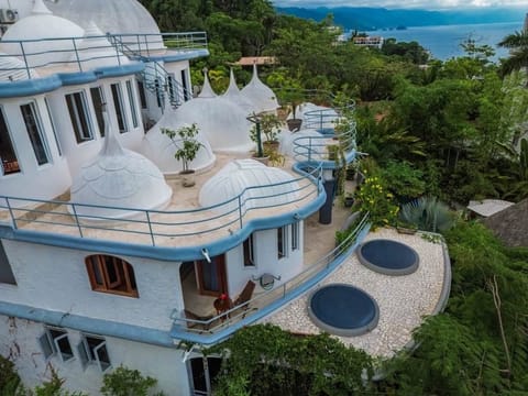 Rooftop domes and sunset terraces