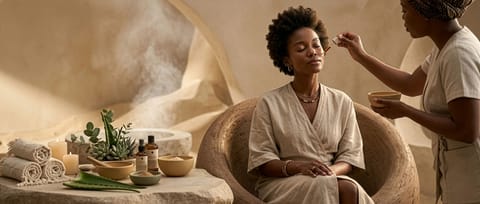 Couples treatment rooms, sauna, steam room