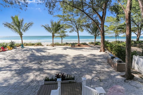 Sunset Beach House Backyard Area - PRE HURRICANE - Stay Tuned!