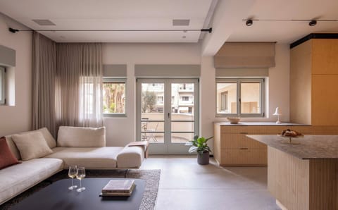 The Architect - 3 Bedrooms with Balcony | Living area | 65-inch flat-screen TV with premium channels