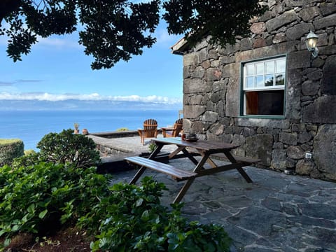 Patio with sea view