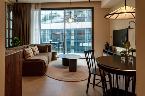 Stylist and cozy living room. 